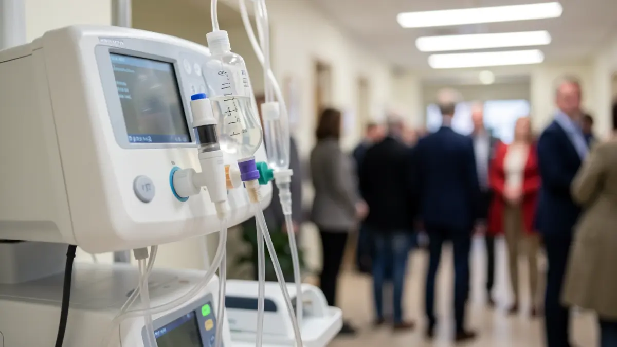 Generic image of medical equipment used in dialysis treatment.