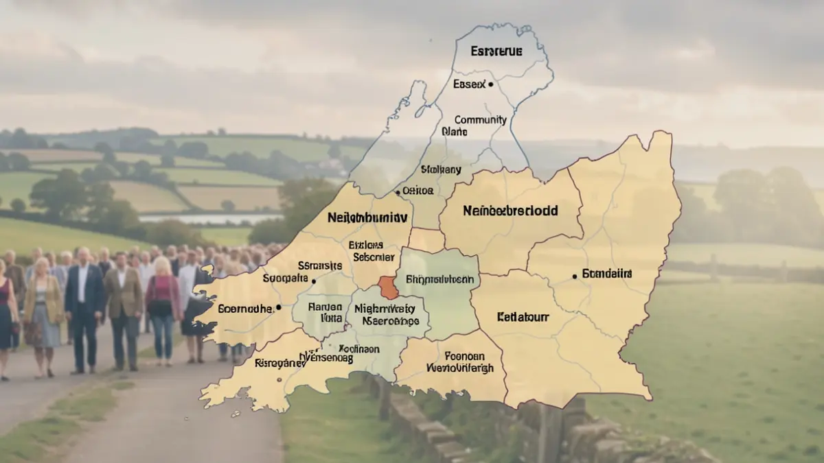 Generic image of a map of Essex highlighting different service areas.