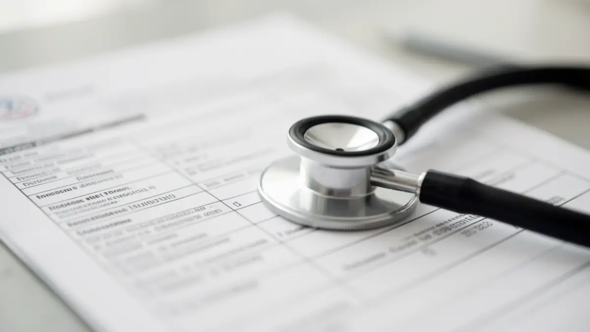 Generic image of a medical chart and stethoscope.