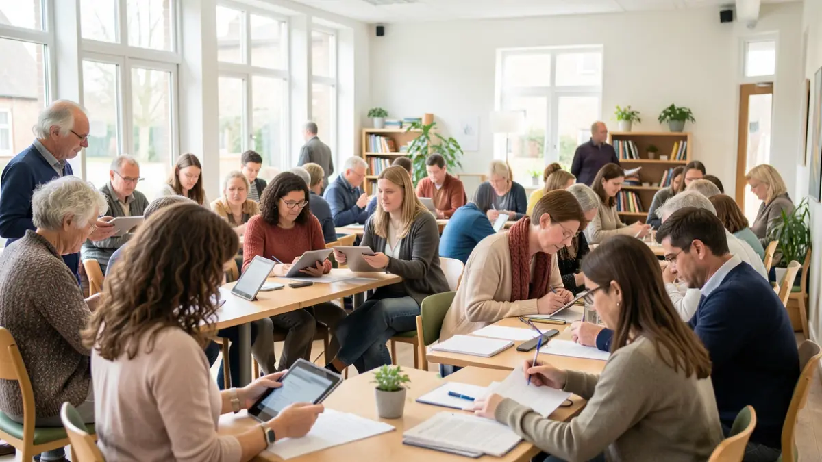 Generic image of residents participating in a community survey.