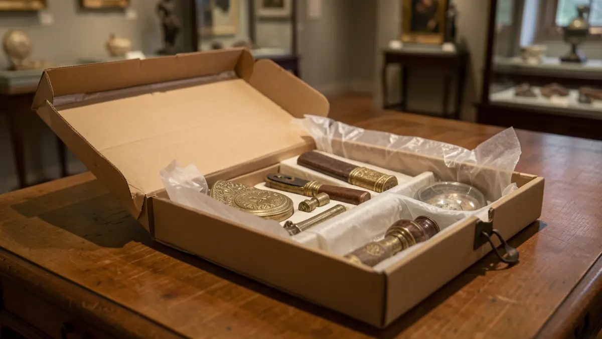 Generic image of historical artefacts being carefully preserved in a museum setting.